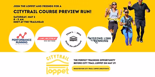Course Preview Run: City Trail Loppet 2026