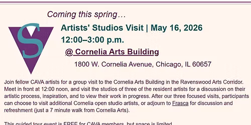 Artists Studio Visits at Cornelia Arts Building  
