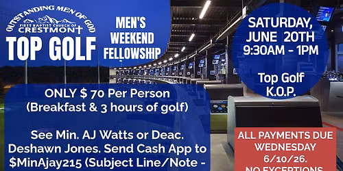 Men's Weekend at Top Golf