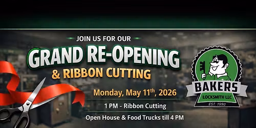 \ud83c\udf89 YOU\u2019RE INVITED \u2013 GRAND RE-OPENING AND RIBBON CUTTING ! \ud83c\udf89