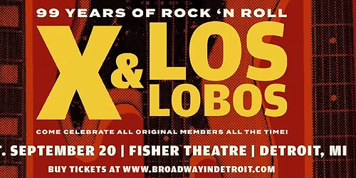 X and Los Lobos at The Factory - Chesterfield