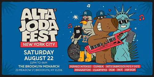 Alta Joda Fest NYC - Fiesta Argentina en The Brooklyn Monarch