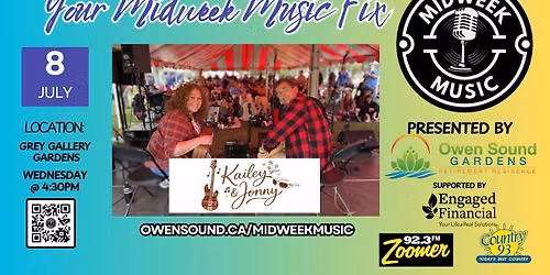 Mid Week Music presents Kailey & Jonny at Grey Gallery Gardens