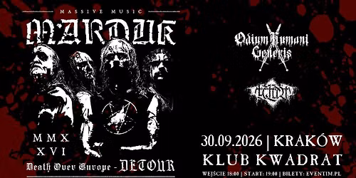 MARDUK + go\u015bcie - 30.09. - Krak\u00f3w, Kwadrat