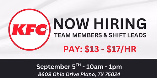 "Open House", a KFC Concept Hiring Event