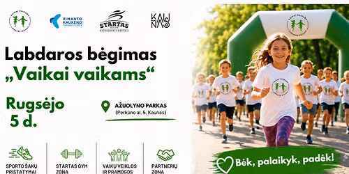 Labdaros b\u0117gimas "VAIKAI VAIKAMS" 2026