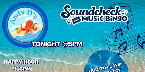 Team Trivia Music Bingo at Andy D's on Navarre Beach