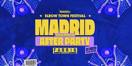 Mesas para After-party elrow Town 2026 en Fabrik