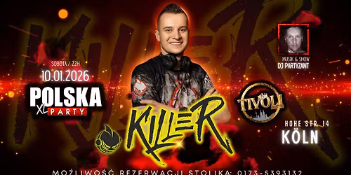 10.01.2026 - PolskaXXL Party w K\u00d6LN + DJ KILLER (Bailando, Szala\u0142a...) live 