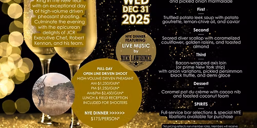 New Year's Eve Dinner