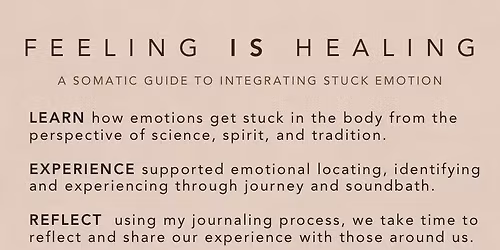 Feeling is Healing: A Somatic Guide For Integrating Stuck Emotion