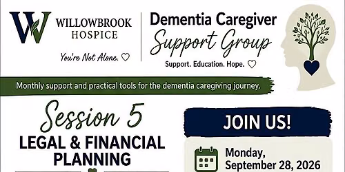 Dementia Caregiver Support Group: Legal & Financial Planning