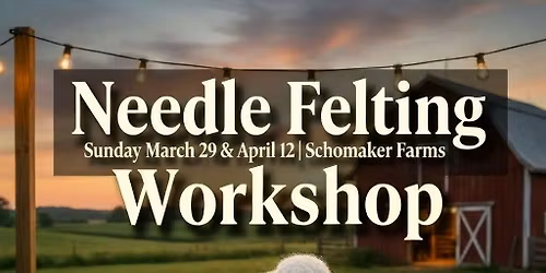 Needle Felting Workshop!