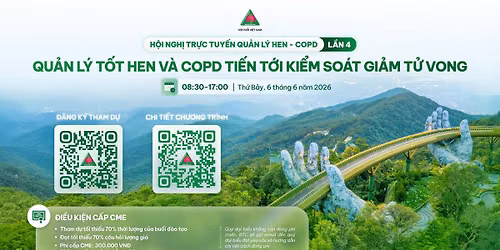 Hội nghị Quản lý hen và Bệnh phổi tắc nghẽn mạn tính lần thứ 4. — 463 Hoàng Hoa Thám, Hanoi, Vietnam 11153