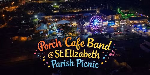 Porch Cafe Band plays St. Elizabeth Parish Picnic