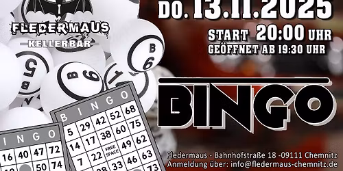 Bingo in der Fledermaus