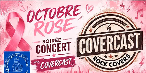 Octobre rose soir\u00e9e concert avec Covercast