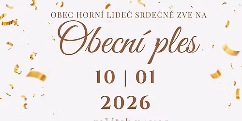 Obecn\u00ed ples 2026