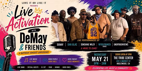 Live Activation with DeMay & Friends
