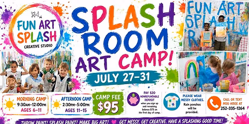 Afternoon Splash Room Camp