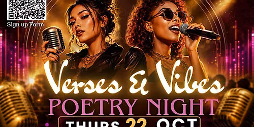 Verse and Vibes Poetry Night (Poetry, Music, and More)