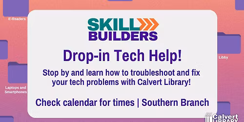 Tech Help Drop-in Hour (SO) - Skillbuilders Presents