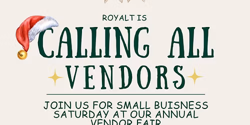 Small Business Saturday Vendor fair