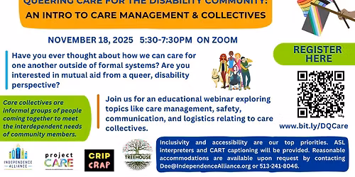 Queering Care for the Disability Community: An Intro to Care Management and Collectives 