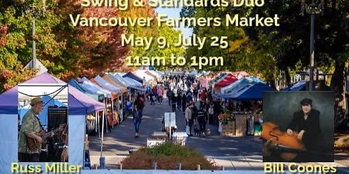 Swing & Standards Duo Vancouver Farmers Market Live Music