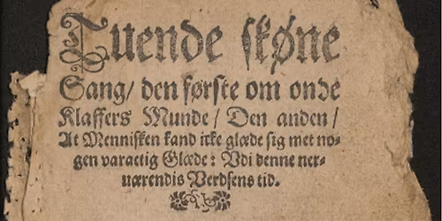 Sirkulasjon av skandinaviske visetrykk p\u00e5 1500- og 1600-tallet