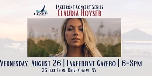 Lakefront Concert Series: Claudia Hoyser