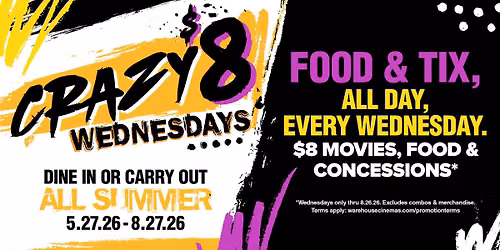 CRAZY 8 WEDNESDAY