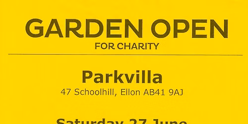 Parkvilla - garden open