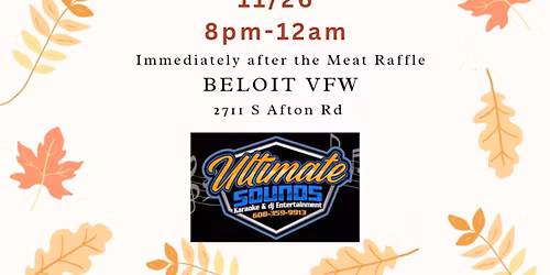 Thanksgiving Eve Karaoke at The VFW