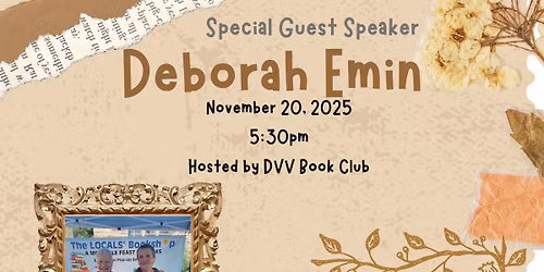 November Book Club with special guest Deb Emin
