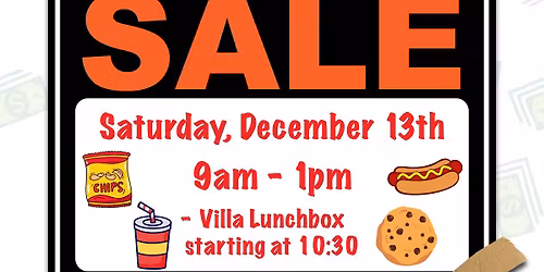 🛍️ Join Us for a Community Tag Sale at Villa Maria!