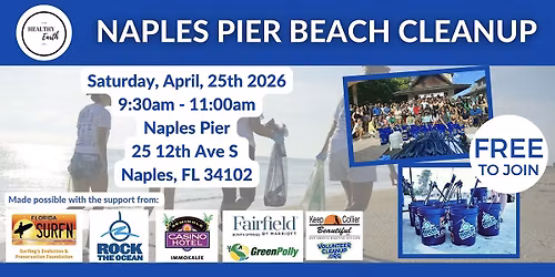Naples Pier Beach Cleanup