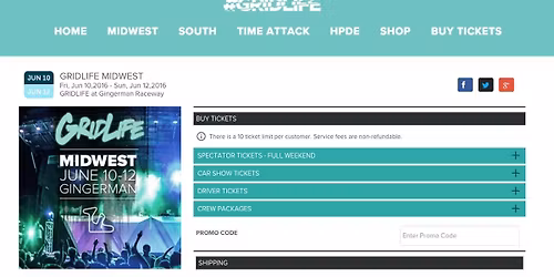 GRIDLIFE Midwest - Friday at GingerMan Raceway