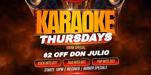 \ud83c\udfa4 Karaoke Thursdays @ Tipsy's Bar & Lounge \ud83c\udfb6