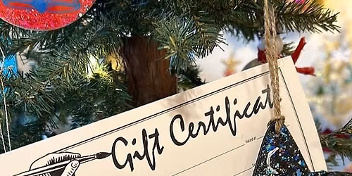 Gift Certificate Sale: ONE DAY ONLY