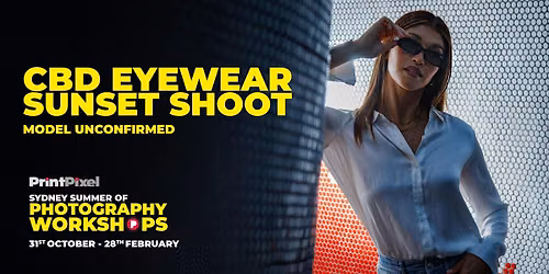 CBD Eyewear at Sunset shoot with [Model pending]