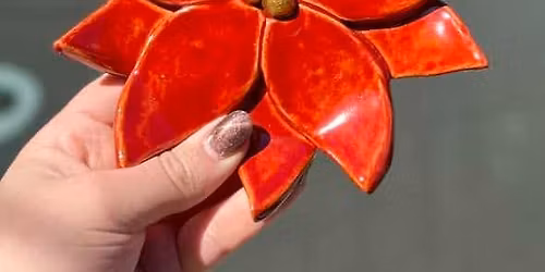 Poinsettia Clay Hand Building Class