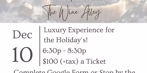 Champagne & Caviar Tasting at The Wine Alley!