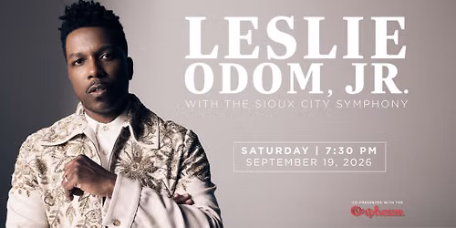 An Evening with Leslie Odom Jr. \u2014 ON SALE NOW