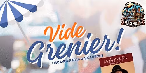 Vide Grenier\/Brocante organis\u00e9e par la Gare en Folie