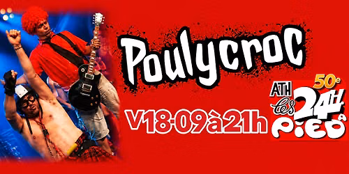 Concert gratuit Poulycroc - 24h Ath