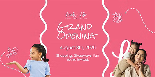 Lovely Lilo Grand Opening | FREE Mini Photo Session, Ribbon Cutting & Bites