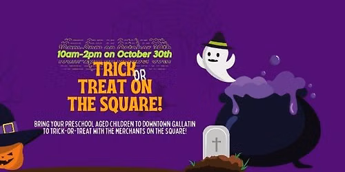 Trick-or-treat on the square!