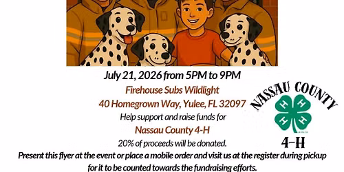 4-H Community Night at Firehouse Subs | Wildlight