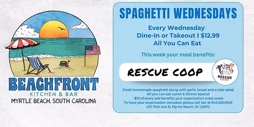 Spaghetti Wednesday ft. Rescue Coop